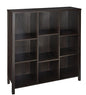 ClosetMaid BR & Name Internal 16058 Premium Adjustable 9-Cube Organizer, Black Walnut - color: Black Walnut, size: 9-Cube