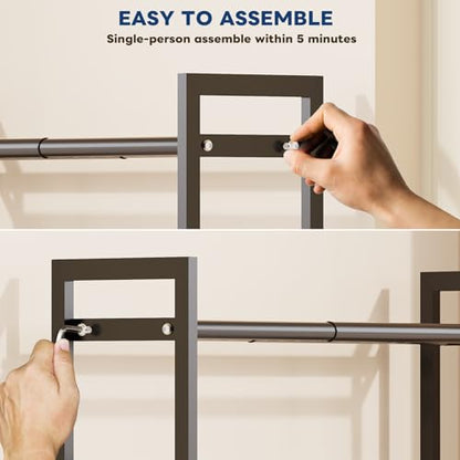 Mavivegue 18-33” Expandable Shoe Rack for Closet, 3-Tier Shoe Organizer, Adjustable Shoe Rack for Front Door Entrance, Entryway - size: 3 Tier,19-33"