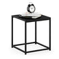 FURINNO Camnus Modern Living End Table, Americano, 1 Tier, Metal Frame - color: Americano, size: 1-Tier, 15.75" Square