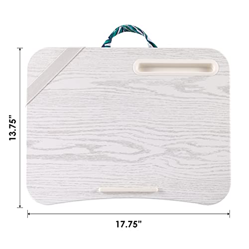 LAPGEAR Designer Lap Desk – Tropical Palm Leaves, Fits 15.6” Laptops - color: Palm Leaves, size: Single Lap Desk