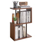 Aibiju S-Shaped Side Table, 3-Tier End Table with Open Storage Shelves, Non-Slip Feet, Modern Style Nightstand, Narrow Side Table for Small Space Living Room Bedroom Light Walnut YD-ST003LW - color: Light Walnut