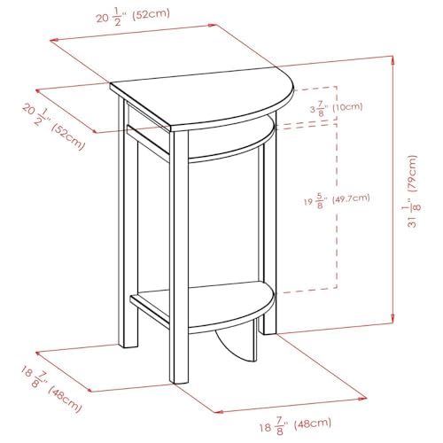 LISO Stylish Corner Desk for Home Office Space-Saving Design for Small Rooms or Apartments Ideal for Computers Laptops or Writing Tasks Durable Wood Construction with Espresso Finish
