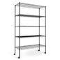 Simple Deluxe Heavy Duty 5-Tier Storage Shelving Unit, 35.83" W x 13.98" D x 61.02" H, 1250 Lbs Loading Capacity, Black - color: Black, size: 5-Tier, 36"W x 14"D x 61"H