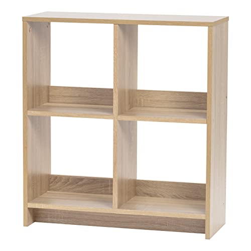 IRIS USA 4-Cube Light Brown Heavy-Duty Organizer