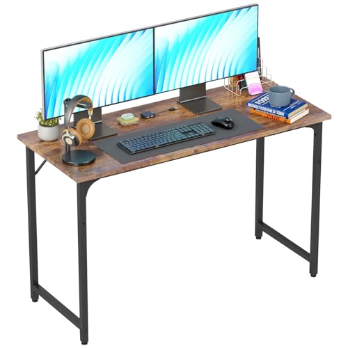BestOffice Computer Desk,Home Office Desk, Modern Simple Style for Home Office Study Writing (Vintage, 47 Inch) - color: Vintage, size: 47 Inch
