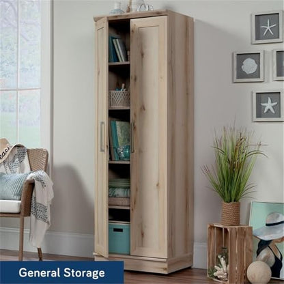 Sauder HomePlus Two Door Storage Cabinet/Pantry Cabinet, Pacific Maple Finish | Two Door - color: Pacific Maple