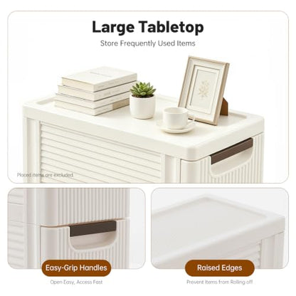 3 Drawers Slim Bathroom Storage Cabinet,Narrow Plastic Storage Cart,Rolling Dresser on Wheels for Bedroom,Living Room,Bathroom,Kitchen - size: 3 Drawers