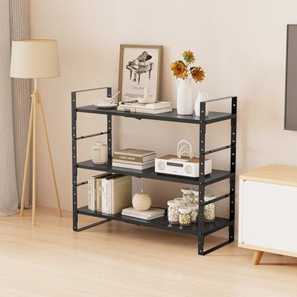 Multi-Functional Metal Shoe Rack, Space-Saving, Perfect for Entryway, Closet, Bathroom, etc. - Sturdy and Durable, High Weight Capacity（2PACKS/Black/Large - color: 2packs/Black, size: Large