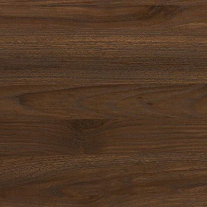Nathan James Jackson Wall Mounted Floating Bedroom Nightstand with Storage Drawer and Modern Open Shelf Cubby, Dark Brown Walnut - color: Brown Walnut, size: 1