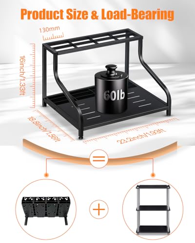 FHXZH Ski Storage Rack for Garage - Freestanding Ski Holders for 4 Pairs of Skis, Ski Boot, Ski Poles, Goggles, Helmet and More, Heavy Duty Steel Floor Stand Ski Organizer for Garage Basement