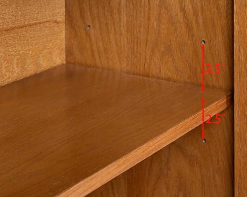 Mid Century Modern Sideboard Buffet Cabinet,Small Storage Cabinet with Outlet Holes for Living Room, Kitchen, Entryway, Hallway 34" Brown Ebony - color: Brown Ebony