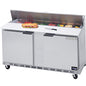 Beverage-Air Commercial Refrigeration 60 Sandwich Prep Table Spe60-16