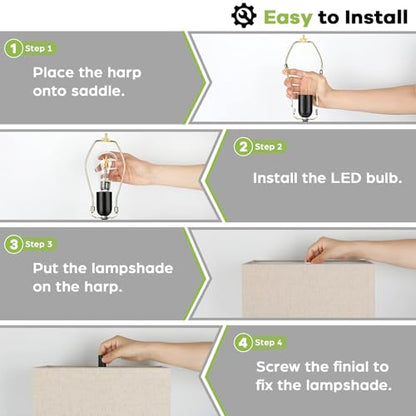 Set of 2 Touch Control Table Lamp with 2 USB Ports, 3-Way Dimmable Modern Nightstand Lamp Sets Bedside Touch Desk Lamp with Fabric Cream Shade For Bedroom Table Living Room Reading, Included Bulbs | 3 Way Dimmable, Touch Control, Fabric Cream Shade, E26 B