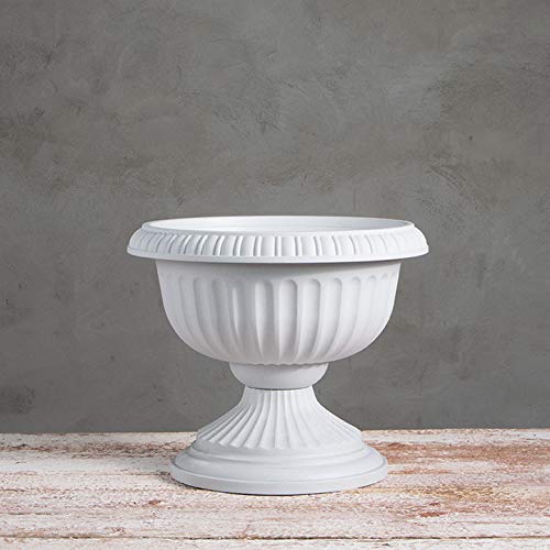 Novelty 39186.03 Grecian Urn Planter, Stone, 18-Inch - color: Stone, size: 18-Inch