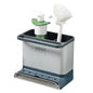Gibson Home Ledgebrook Sink Caddy with Metal Panel, Metal Sponge Holder for Kitchen Sink, Countertop Organizer and Storage Essentials with Drain Board - size: Sink Caddy w/ Rack