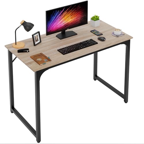 FDW 39 inches Computer Desk, Modern Simple Style Desk for Home Office, Study Student Writing Desk,Nature - color: Nature, size: 40 Inches