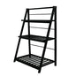 Gardzen Heavy Duty 3 Tier Metal Plant Stand, Flower Display Rack & Planter Shelf Holder for Indoor Outdoor Use, Clearance – Partial Coating Peels