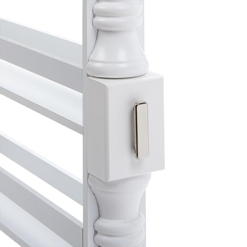 Slim Rolling Can and Spice Racks - White - color: White