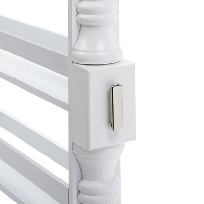 Slim Rolling Can and Spice Racks - White - color: White
