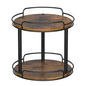 LAMU 10'' Wood Lazy Susan Turntable Organizer for Cabinet, 2 Tier Lazy Susan Spice Rack Organizer for Kitchen, Table Top, Countertop, Pantry, Medicine Organizer - size: 10 inches 2 Tier