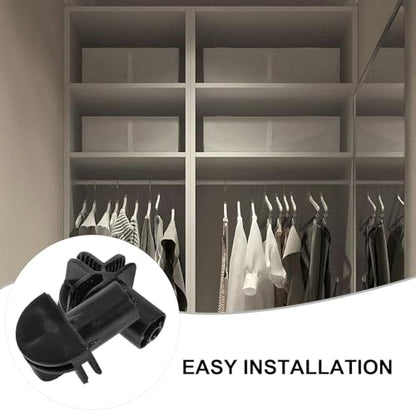 Veemoon 8Pcs Wire Cube Connectors Modular Closet Organizer Grid Cube Connectors Closets Organization Kit Cube Organizer Accessories for Grid Shelving Unit Simple Storage Cabinet Electric Wire Divider