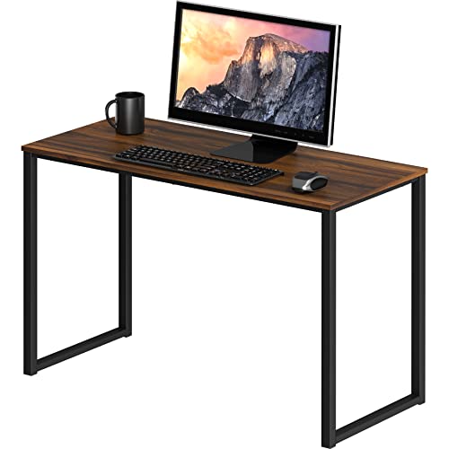 SHW Mission 32-Inch Home Office Computer Desk, Walnut - color: Walnut, size: 32-Inch