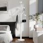Coat Rack Freestanding Metal Coat Tree with 10 Hooks, White | Heavy Duty Standing Coat Rack, Stainless Steel Marble Base, Coat Hanger Stand for Bedroom Entryway Hallway, Hat, Bags - color: White