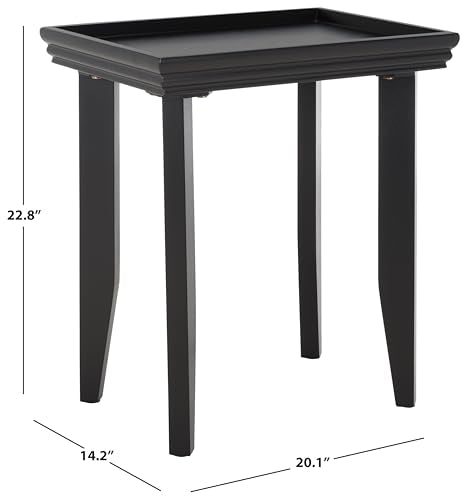 SAFAVIEH Home Collection Naios Black Accent Table for Living Room Bedroom - color: Black
