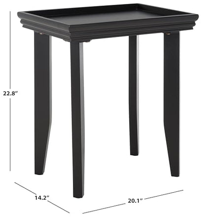 SAFAVIEH Home Collection Naios Black Accent Table for Living Room Bedroom - color: Black
