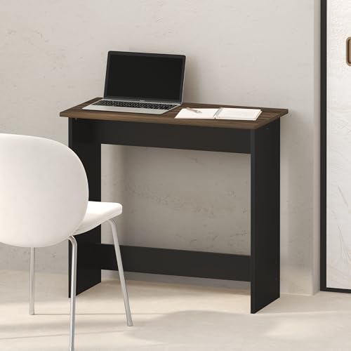 Handa 32 Inch Computer Small Desk, Classroom Home Office Bedroom Wooden Table, Autumn - color: Autumn/Black