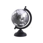 5" World Globe With Sturdy Metal Stand (NOT PLASTIC!) - Desktop Globes For Home Desk Table Office Decor - Book Shelf Decor Globe - 5 Inch - Metallic Black
