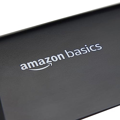 Amazon Basics 6-Sheet Cross-Cut Paper and Credit Card Shredder with 3.8 Gallon Bin, Shreds Staples, Black - color: Black, size: 6 Sheet