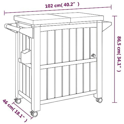 3-in-1 Outdoor Serving Cart with 21.1 Gal Cooler, Rolling Beverage Prep Station and Storage Table, Portable Kitchen Island for Patio, BBQ, Garden, Black