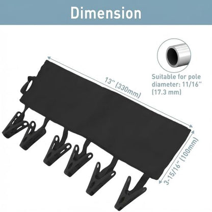 TamBee Travel Hanger Clips, Cruise Ship Essentials Portable Folding Clothes Hanger Clips Towel Drying Rack Sock Dock Swimsuit Drying Rack Hanger with 6 Clips Pack of 3 (Black,Blue,Red) - color: Black,blue,red