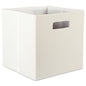 DII Poly-Cube Storage Collection Hard Sided, Collapsible Solid, Large, Off White - color: Off White, size: Large Square, 13x13x13"