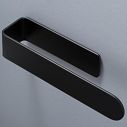 Taozun Black Towel Bar 2 Pack Hand Towel Holder Stainless Steel Towel Rail | Hand Towel Rack, Self Adhesive, Easy Peel & Stick, For Bathroom Kitchen, Sturdy & Durable - color: Black, size: 8-inch(2 Pack)