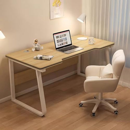 Gaming Desk Computer Writing Table Student Art Modren Simple Style PC Wood Suitable for Home, Office - color: Natural, size: 47.2*23.6