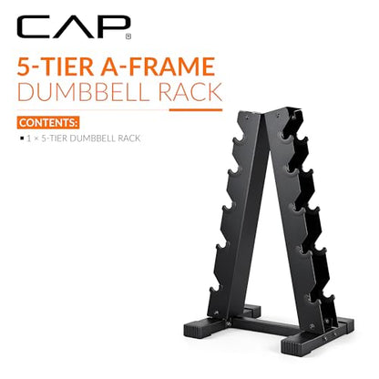 CAP A-Frame Dumbbell Weight Rack - style: holds 10-30lb