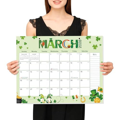 GuassLee Desk Calendar 2026-2029,36 Months 22" x 17" Large Calendar from June 2026 to May 2029,Desktop/Wall Monthly Planner with Julian Date and Thick Paper for Office Home School - color: Jun 36month blue, size: 22"x17"