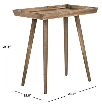 Safavieh Home Nonie Modern Chocolate Accent Table - color: Chocolate
