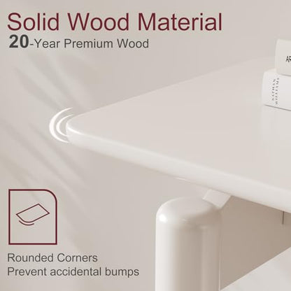 AQIMUELE Wood Console Table White Entryway Table, Thin Console Table, Sofa Tables for Living Room (39.4'') - color: White, size: 39.4"W x 11.8"D x 29.9"H