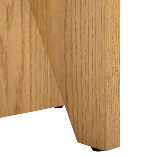 SAFAVIEH Couture Collection Bonaclara Natural 2-Leg Accent Table - color: Natural