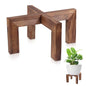 Vigordream Plant Stand, Indoor/Outdoor Wood Plant Holder, Single Flower Pot Stand, Sturdy Planter Stands, Fit 5-15 Inch Pots - size: Fit 5-15inch pots