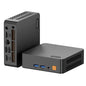 C5 Mini PC 11 Pro, Ryzen 5 3500U, 8GB DDR4 256GB NVMe SSD, Triple 4K Display Mini Computer, Dual HDMI & Full Function USB-C, Small Desktop PC with WiFi, Bluetooth, Gigabit Ethernet for Home Office - color: Pure Black