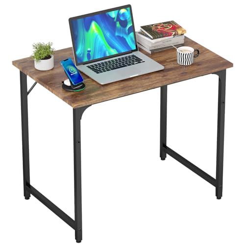 BestOffice Computer Desk,Home Office Desk, Modern Simple Style for Home Office Study Writing (Vintage, 32 Inch) - color: Vintage, size: 32 Inch