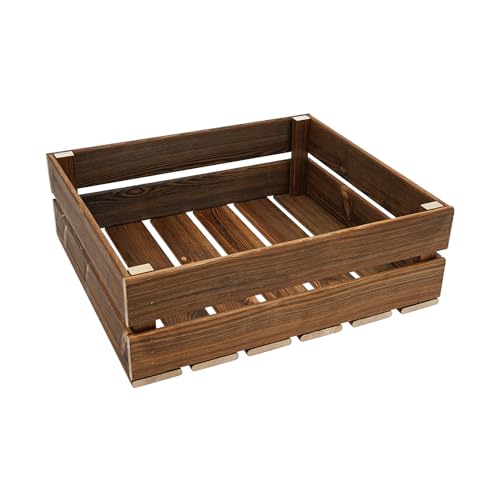 4-Tier Fruit and Vegetable Rack, Wood Fruit and Vegetable Storage Rack, Heavy Duty Freestanding Produce Storage Shelf, 44 lbs per Tier for Kitchen Store