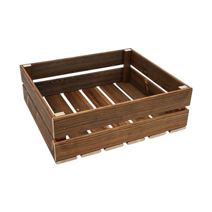 4-Tier Fruit and Vegetable Rack, Wood Fruit and Vegetable Storage Rack, Heavy Duty Freestanding Produce Storage Shelf, 44 lbs per Tier for Kitchen Store