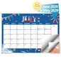 Guasslee Desk Calendar 2026-2029,36 Months Calendar Runs from 2026 Jun. to 2029 May, 17"x11.5" Monthly Desktop/Wall Planner with Thick Paper and Notes for Home School & Office - color: Jun 36month blue, size: 17"x11.5"