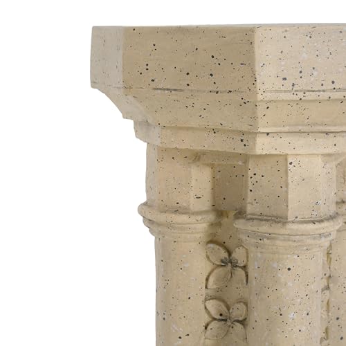 Pedestal Column Plant Stand, 23.25 Inch, Indoor and Outdoor