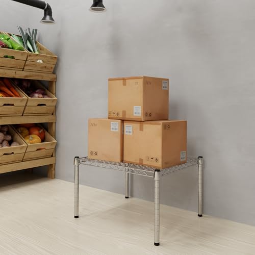 21" Deep x 24" Wide x 14" Height Wire Shelving Kit | 1-Tier | NSF Commercial Storage Rack Unit - size: 21" Deep x 24" Wide